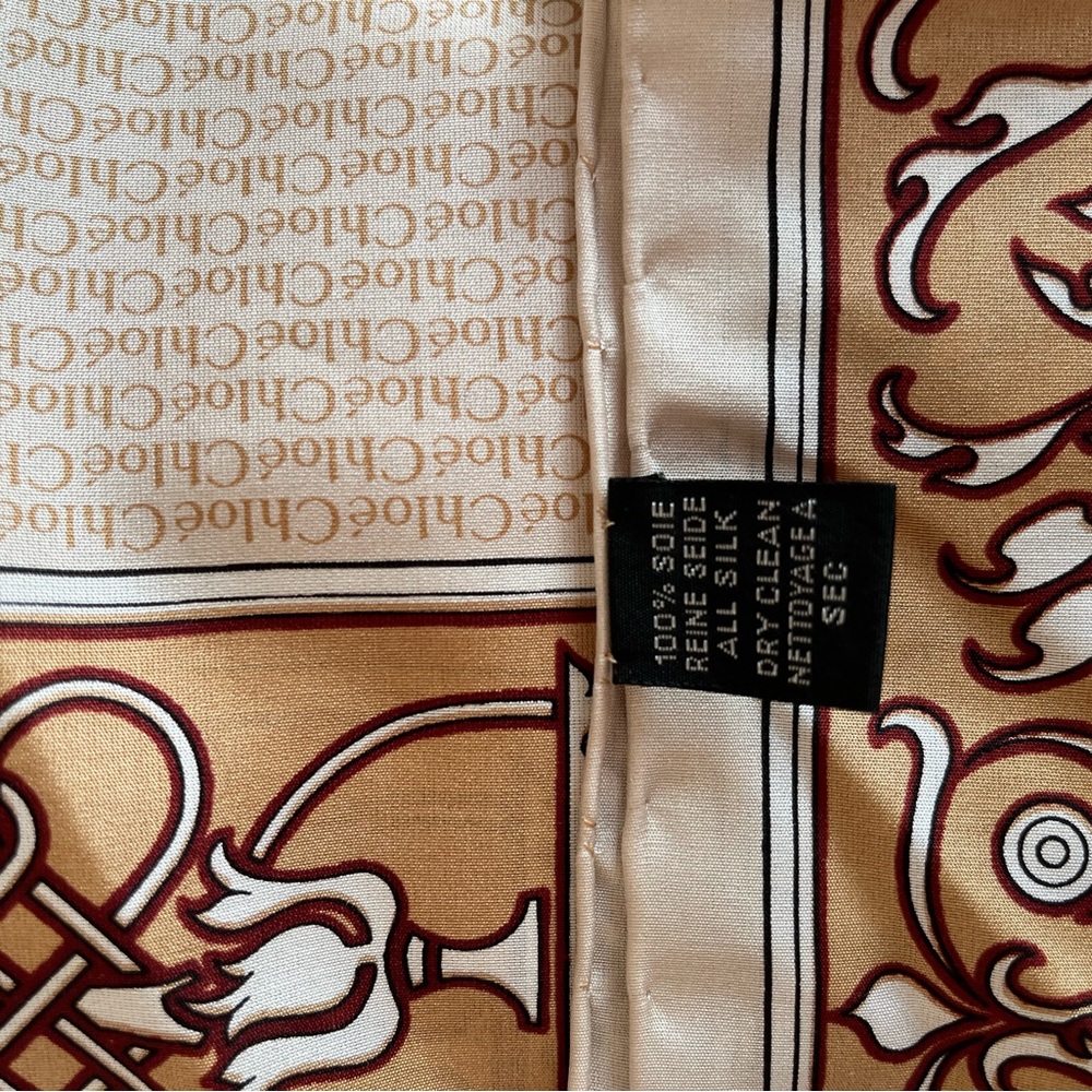 Chloé Vintage Silk Scarf